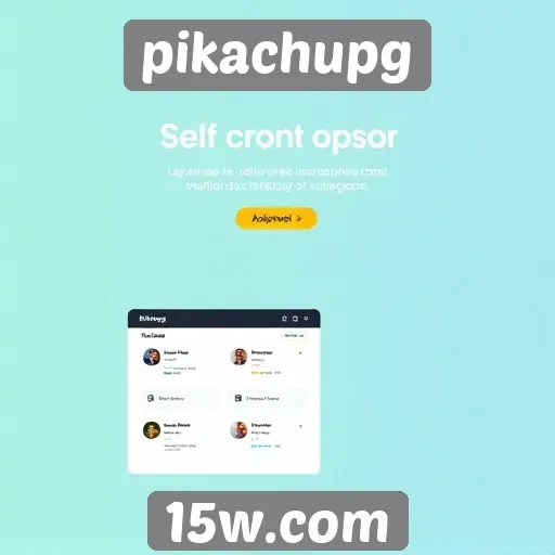 Interface do usuário do site pikachupg e sua usabilidade
